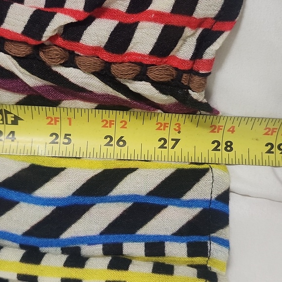 Anthropologie Conditions Apply Flowy Kynsa Tunic Top Colorful Size XS NWOT $128 - Picture 10 of 10